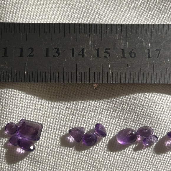 Every stone cut birthstones, color, pick your shape and color five stones$20. - Picture 3 of 5